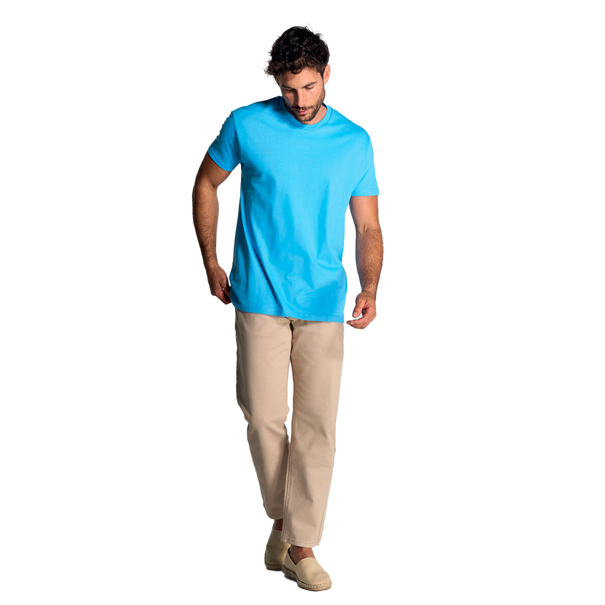 T-shirt Uomo Manica Corta JHK REGULAR MAN TSRA150 Jersy 155 - immagine 2