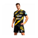 Completo calcio personalizzato sublimazione CRT Sport modello Lightning con nome numero e sponsor