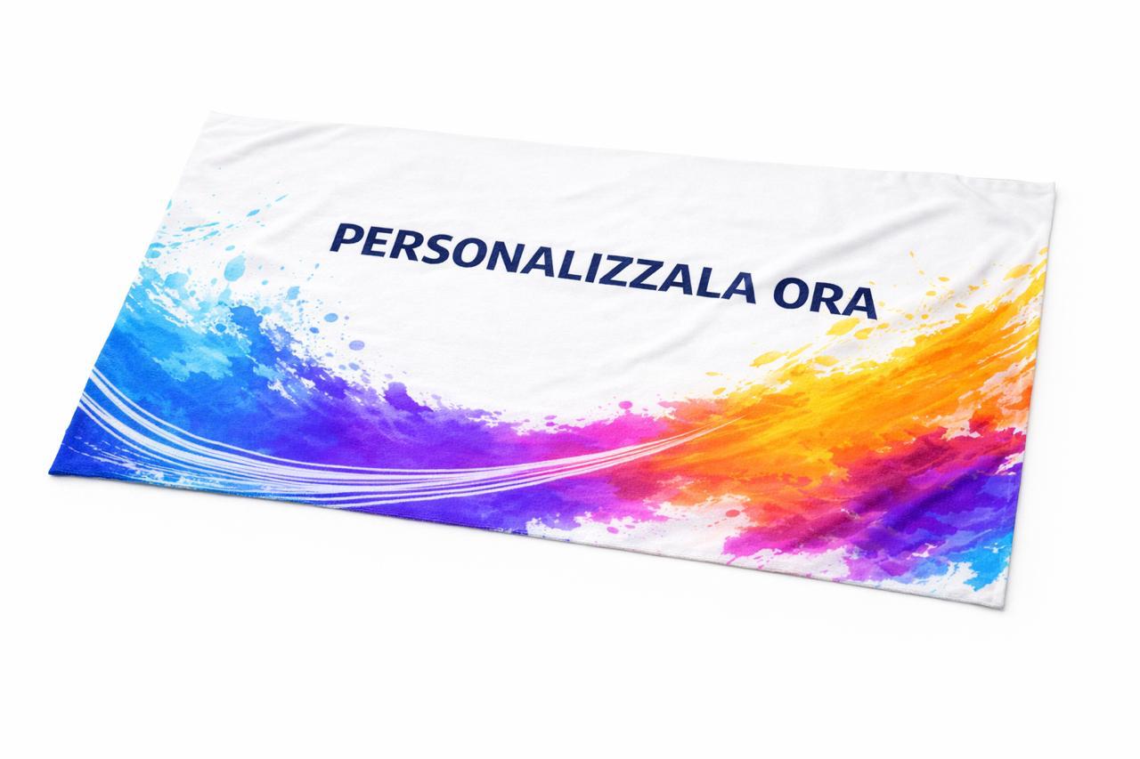Asciugamano Personalizzato Microfibra CRT Sport con Stampa Sublimatica 100 %