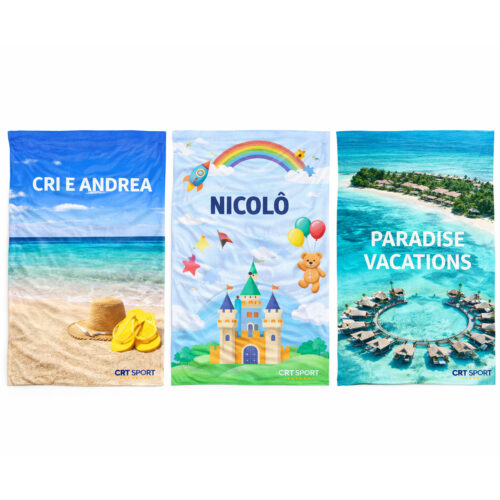 asciugamano sportivo personalizzato con logo