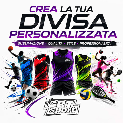 kit sportivo canotta e pantaloncino personalizzato